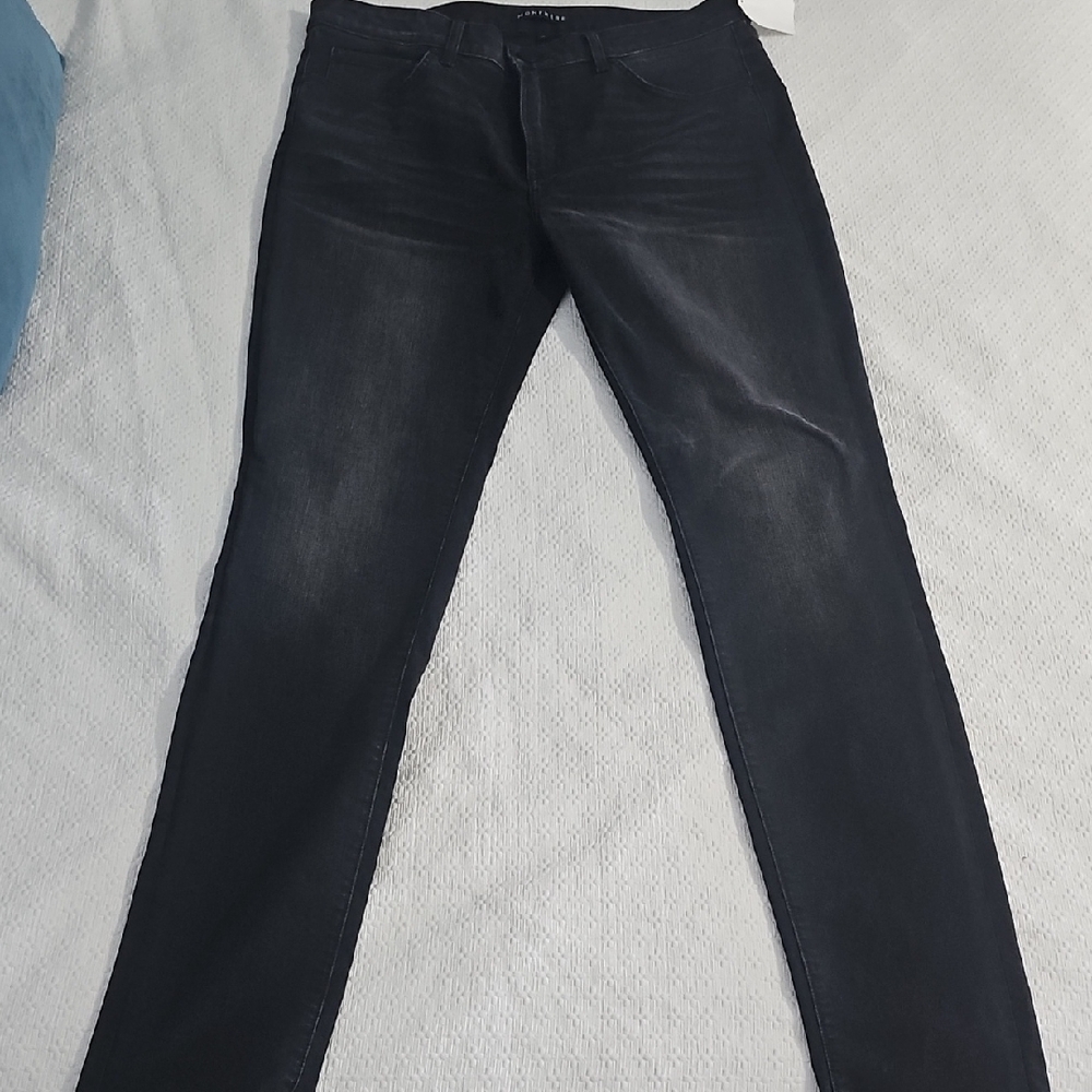 Monfrere 36 Mens Skinny Black Jeans.